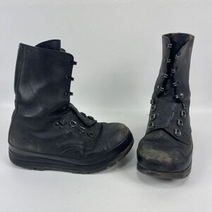 Meindl Mountaineering Hiking‎ Black Boots Size 265 US Mens 7.5-8 Approx Vintage